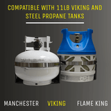 Tor LOCKER Bracket for 11 lb Squatty Propane Tank & 11 lb Viking Composite Tank - Xtrusion Overland