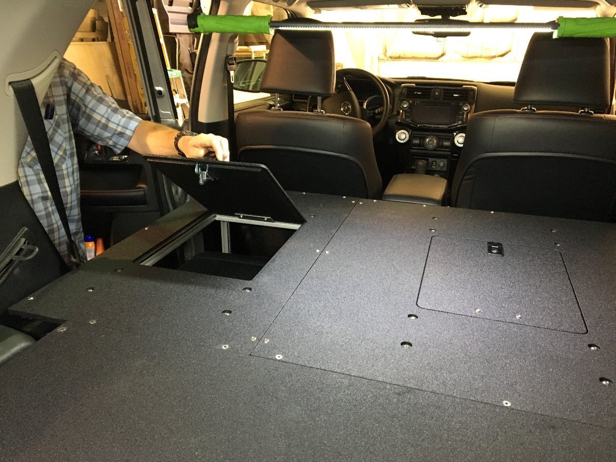 Toyota 4Runner 2010 - 2024 5th Gen. - Second Row Seat Delete Plate System - Module Height - Xtrusion Overland
