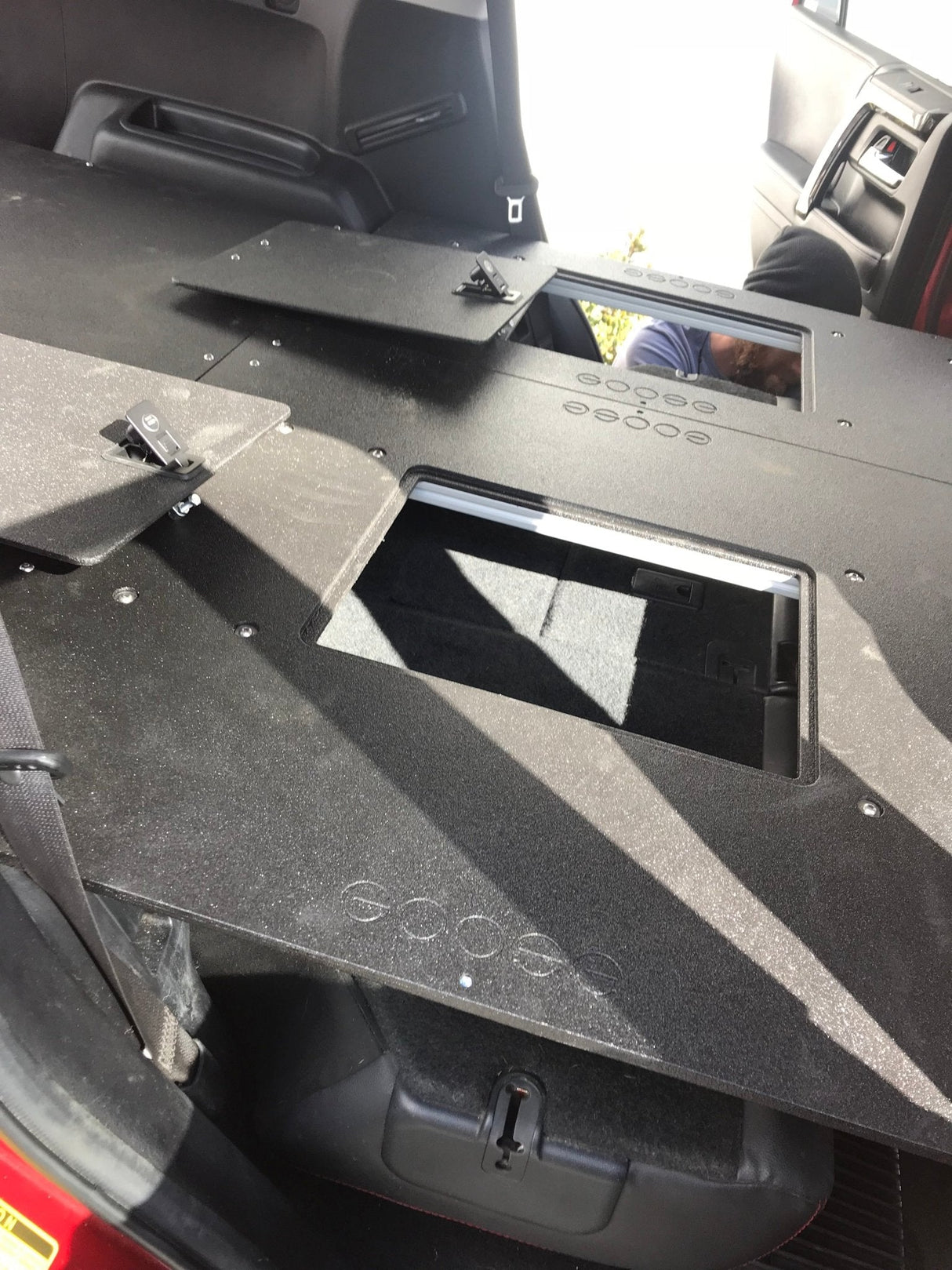 Toyota 4Runner 2010 - 2024 5th Gen. - Second Row Seat Delete Plate System - Module Height - Xtrusion Overland