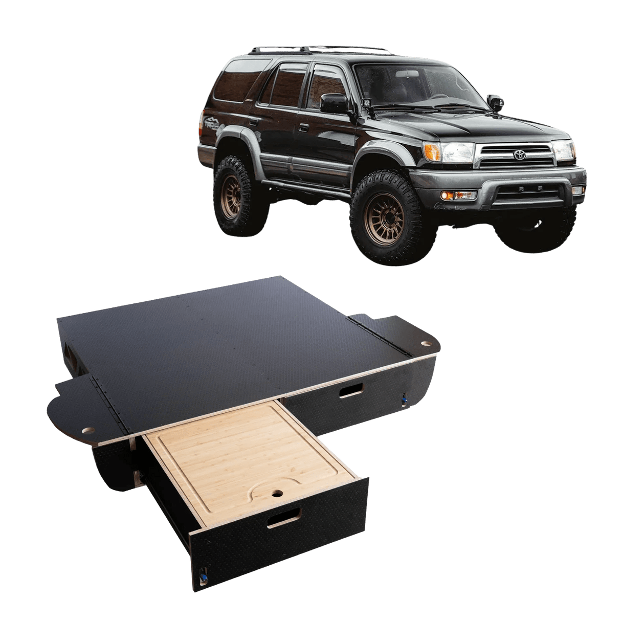 Toyota 4Runner | Dual Drawer Storage System & Bed Platform | 3rd Gen 1995–2002 - Xtrusion Overland