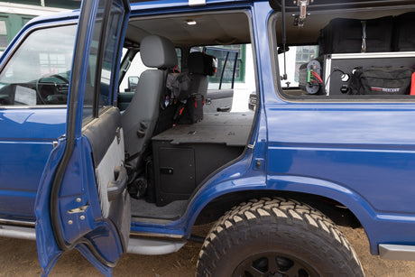 Toyota Land Cruiser 1980 - 1989 60 Series - Second Row Seat Delete Plate System - Module Height - Xtrusion Overland