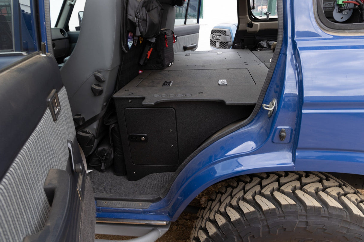 Toyota Land Cruiser 1980 - 1989 60 Series - Second Row Seat Delete Plate System - Module Height - Xtrusion Overland