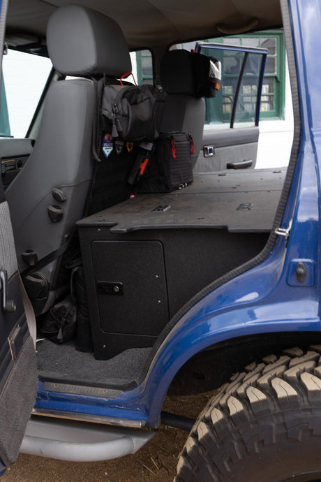 Toyota Land Cruiser 1980 - 1989 60 Series - Second Row Seat Delete Plate System - Module Height - Xtrusion Overland