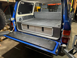Toyota Land Cruiser 1980 - 1989 60 Series - Side x Side Drawer Module with Fitted Top Plate - 41 3/8"W x 9 - 1/2"H x 40"D - Xtrusion Overland