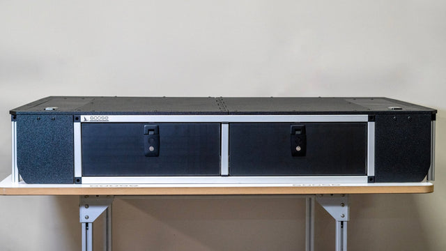 Toyota Land Cruiser 1980-1989 60 Series - Side x Side Drawer Module with Fitted Top Plate - 41 3/8"W x 9-1/2"H x 40"D - Xtrusion Overland
