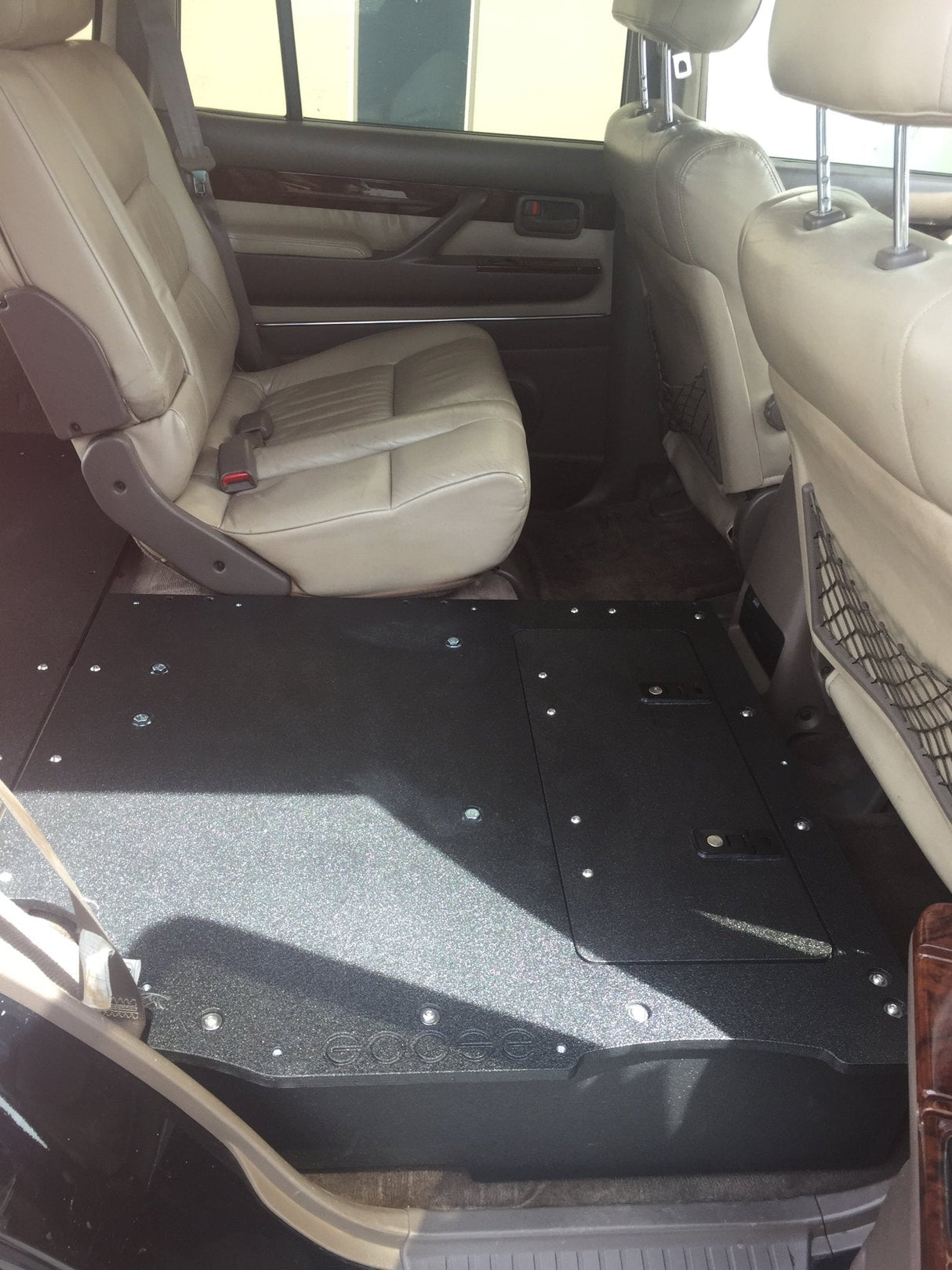 Toyota Land Cruiser 1991 - 1997 80 Series - Second Row Seat Delete Plate System - Xtrusion Overland