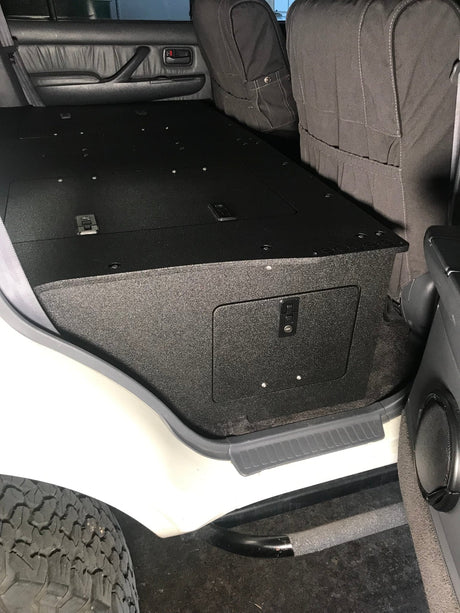 Toyota Land Cruiser 1991 - 1997 80 Series - Second Row Seat Delete Plate System - Module Height Platform - Xtrusion Overland