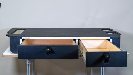Toyota Land Cruiser 1998 - 2007 100 Series - Side x Side Drawer Module with Fitted Top Plate - Xtrusion Overland