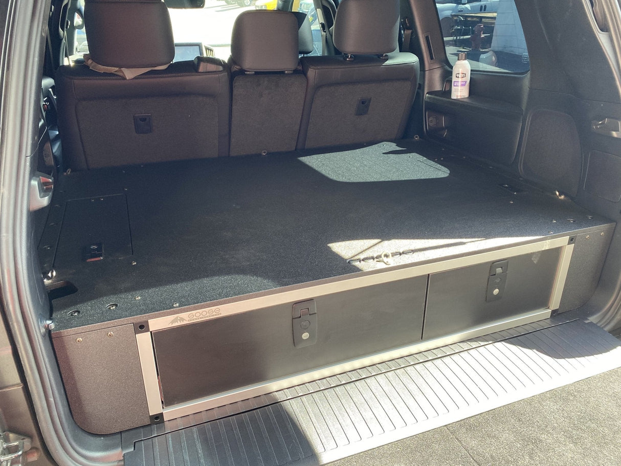 Toyota Land Cruiser 1998 - 2007 100 Series - Side x Side Drawer Module with Fitted Top Plate - Xtrusion Overland