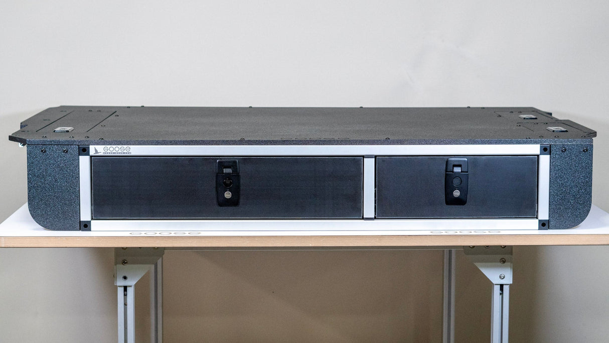 Toyota Land Cruiser 1998 - 2007 100 Series - Side x Side Drawer Module with Fitted Top Plate - Xtrusion Overland