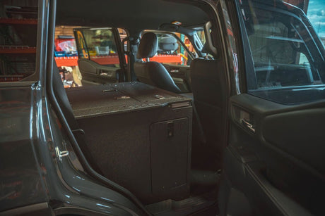 Toyota - Land Cruiser - 2024 - Present - LC250 - Explore Series - Seat Delete Plate System - Second Row - Module Based - Xtrusion Overland