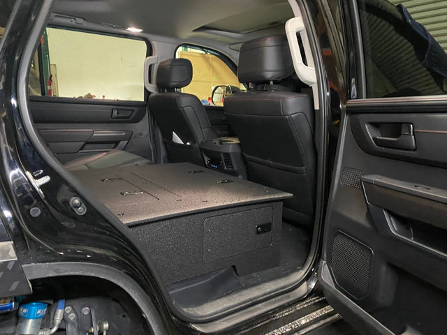 Toyota - Sequoia - 2023 - Present - 3rd Gen - Explore Series - Seat Delete Plate System - Second Row with Captain's Chairs - Xtrusion Overland