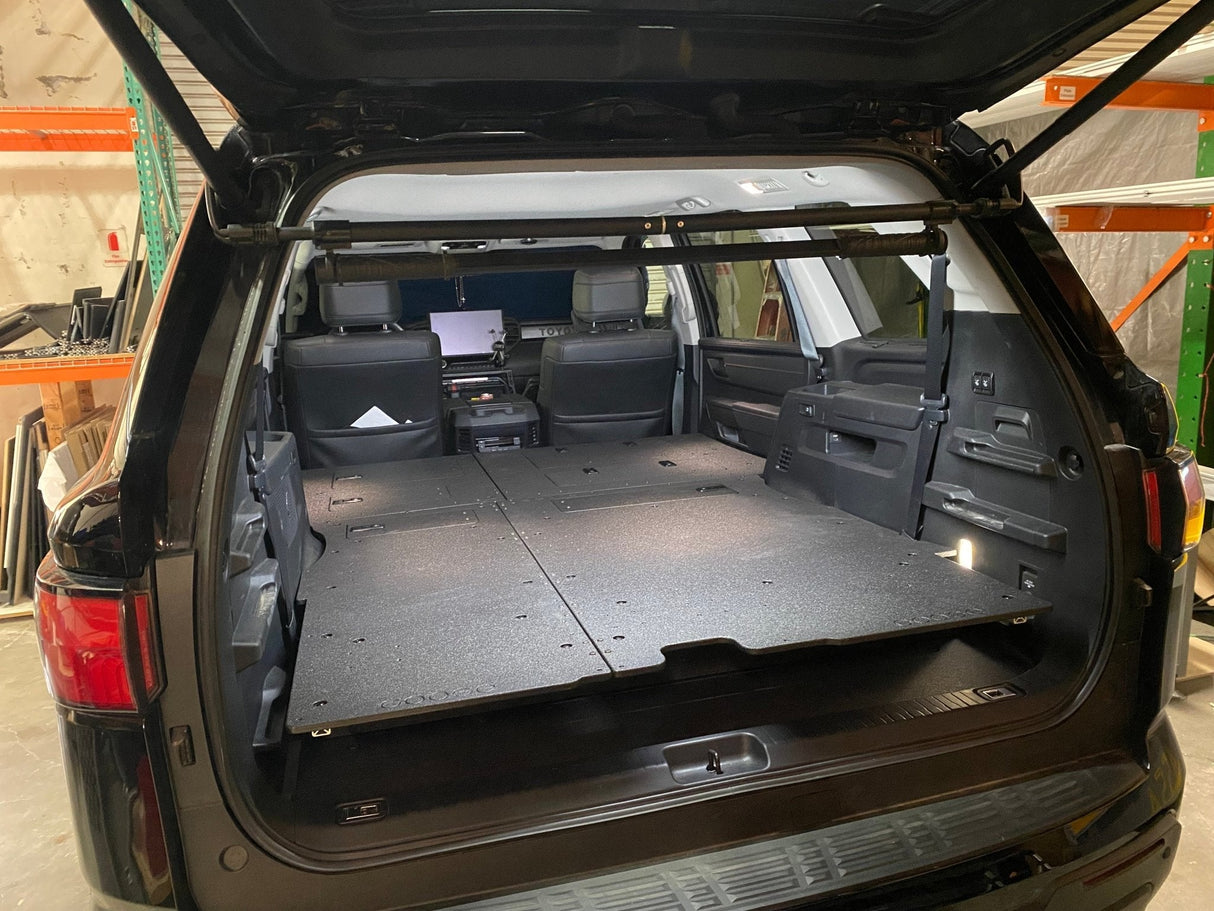 Toyota - Sequoia - 2023 - Present - 3rd Gen - Explore Series - Seat Delete Plate System - Second Row with Captain's Chairs - Xtrusion Overland