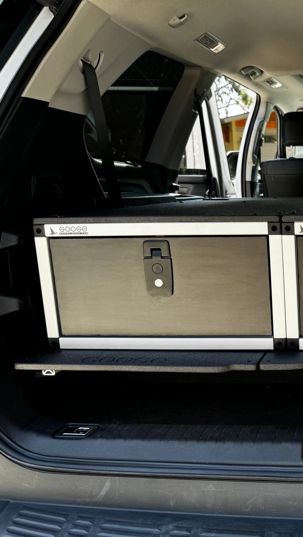 Toyota - Sequoia - 2023 - Present - 3rd Gen - Explore Series - Single Drawer - 19 - 3/16" Width x 38" Deep x 10" High - Drawer Module with Short Drawer 20" and Storage Space Behind Drawer - Xtrusion Overland