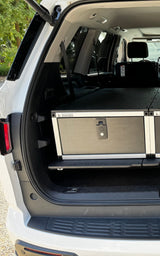 Toyota - Sequoia - 2023 - Present - 3rd Gen - Explore Series - Single Drawer - 19 - 3/16" Width x 38" Deep x 10" High - Drawer Module with Short Drawer 20" and Storage Space Behind Drawer - Xtrusion Overland