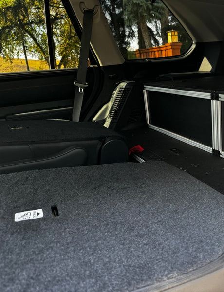 Toyota - Sequoia - 2023 - Present - 3rd Gen - Explore Series - Single Drawer - 28 - 3/16" Width x 38" Deep x 10" High - Drawer Module with Short Drawer 20" and Storage Space Behind - Xtrusion Overland