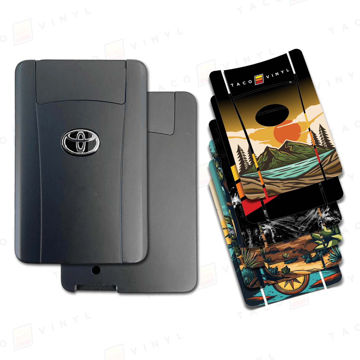 Toyota Slim Card Key Fob Decals (HYQ14CBP) - Xtrusion Overland