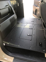 Toyota Tacoma 2005 - 2023 2nd and 3rd Gen. Double Cab - Second Row Seat Delete Plate System keeping Factory Back Wall - Xtrusion Overland