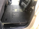 Toyota Tacoma 2005 - 2023 2nd and 3rd Gen. Double Cab - Second Row Seat Delete Plate System keeping Factory Back Wall - Xtrusion Overland