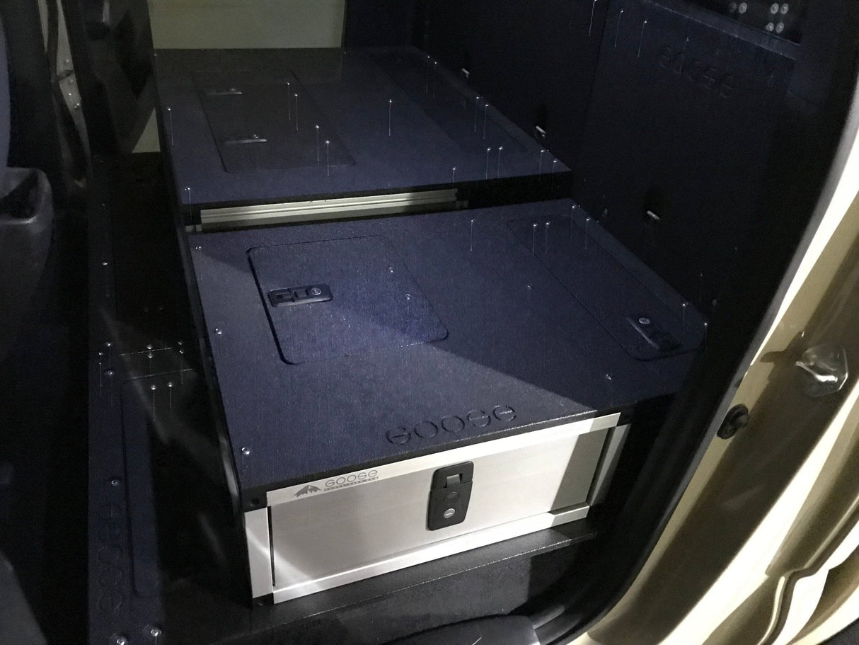 Toyota Tacoma 2005 - 2023 2nd and 3rd Gen. Double Cab - Second Row Single Drawer Module - 40% Driver Side - Xtrusion Overland