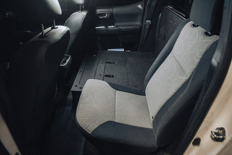 Toyota Tacoma 2005 - 2023 2nd and 3rd Gen Double Cab Version 2 - Second Row Seat Delete Plate System - Xtrusion Overland