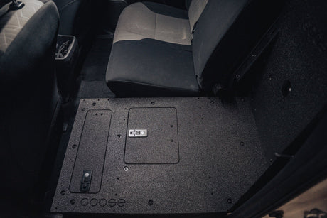 Toyota Tacoma 2005 - 2023 2nd and 3rd Gen Double Cab Version 2 - Second Row Seat Delete Plate System - Xtrusion Overland