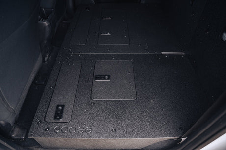 Toyota Tacoma 2005 - 2023 2nd and 3rd Gen Double Cab Version 2 - Second Row Seat Delete Plate System - Xtrusion Overland