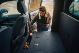 Toyota Tacoma 2005 - 2023 2nd and 3rd Gen Double Cab Version 2 - Second Row Seat Delete Plate System - Xtrusion Overland