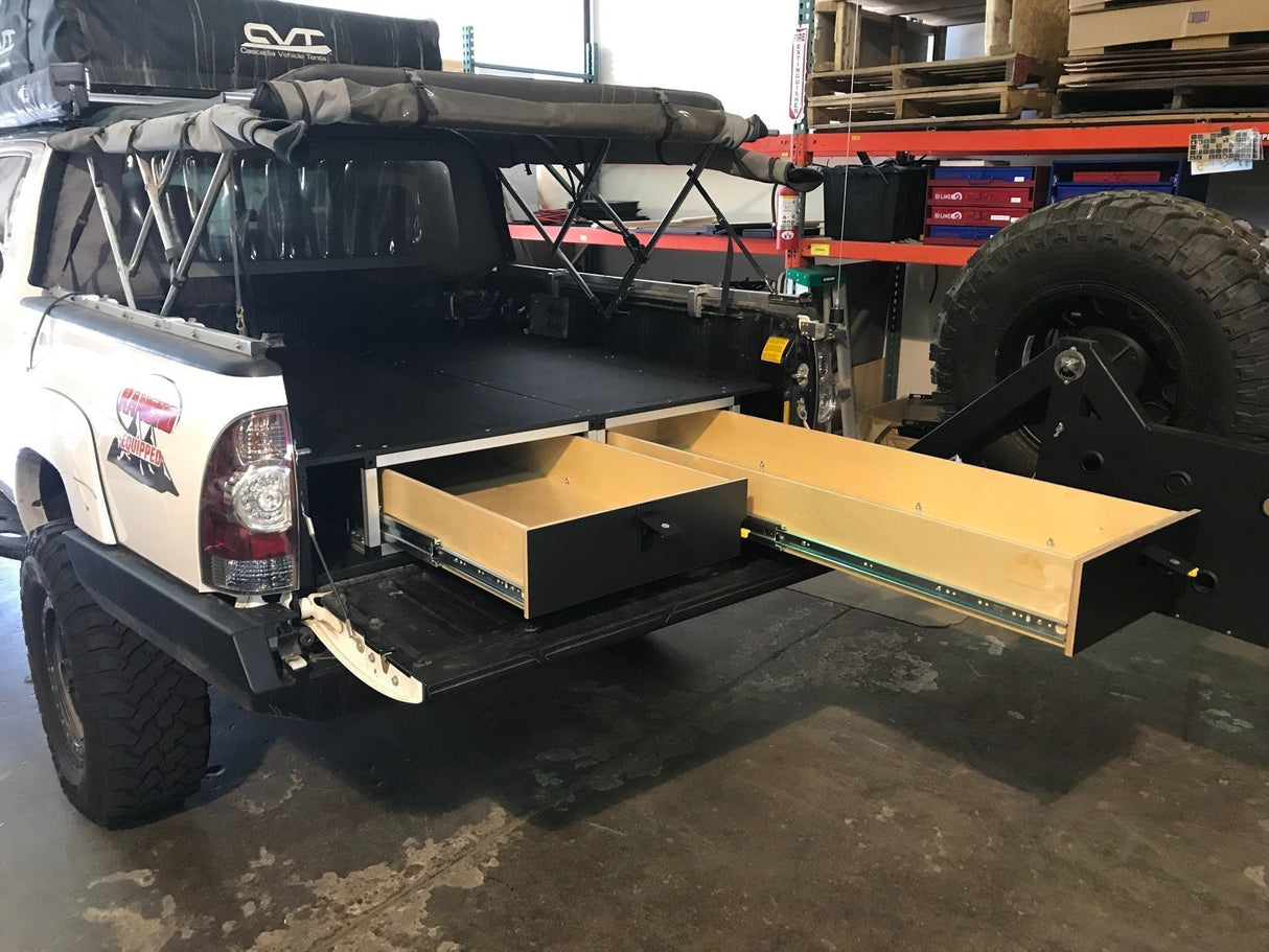 Toyota Tacoma 2005 - 2023 2nd and 3rd Gen. - Truck Bed Single Drawer Module - Xtrusion Overland