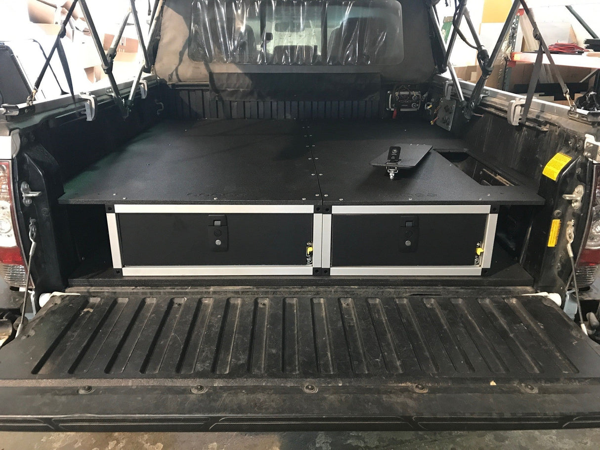 Toyota Tacoma 2005 - 2023 2nd and 3rd Gen. - Truck Bed Single Drawer Module - Top Plates - Xtrusion Overland