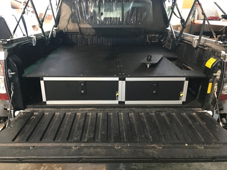 Toyota Tacoma 2005 - 2023 2nd and 3rd Gen. - Truck Bed Single Drawer Module - Top Plates - Xtrusion Overland