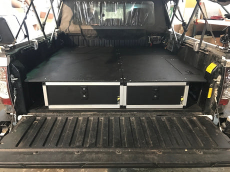 Toyota Tacoma 2005 - 2023 2nd and 3rd Gen. - Truck Bed Single Drawer Module - Top Plates - Xtrusion Overland