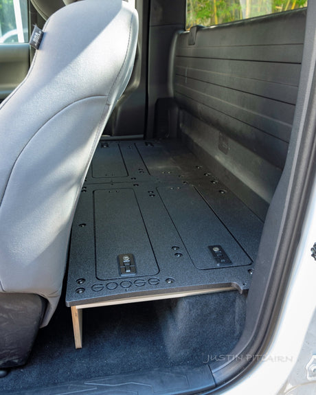 Toyota Tacoma 2016 - 2023 3rd Gen. Access Cab without Factory Seats - Second Row Seat Delete Plate System - Xtrusion Overland