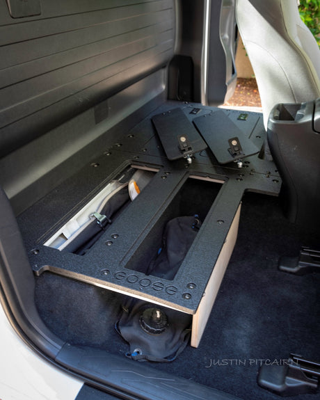 Toyota Tacoma 2016 - 2023 3rd Gen. Access Cab without Factory Seats - Second Row Seat Delete Plate System - Xtrusion Overland