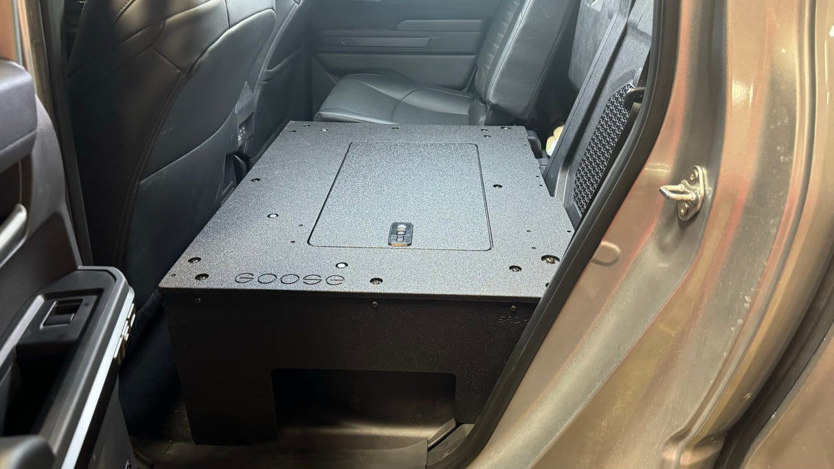 Toyota Tacoma - 2024 - Present - 4th Gen - Non - Hybrid - Double Cab - Explore Series - Seat Delete Plate System - Second Row - Xtrusion Overland
