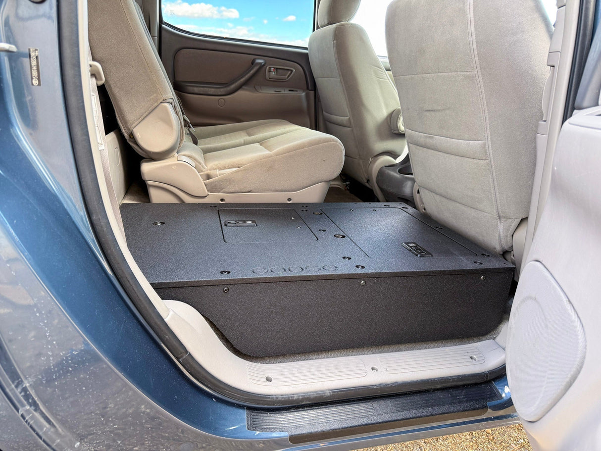 Toyota Tundra - 2000-2006 1st Gen - Double Cab - Second Row Seat Delete Plate System - Xtrusion Overland