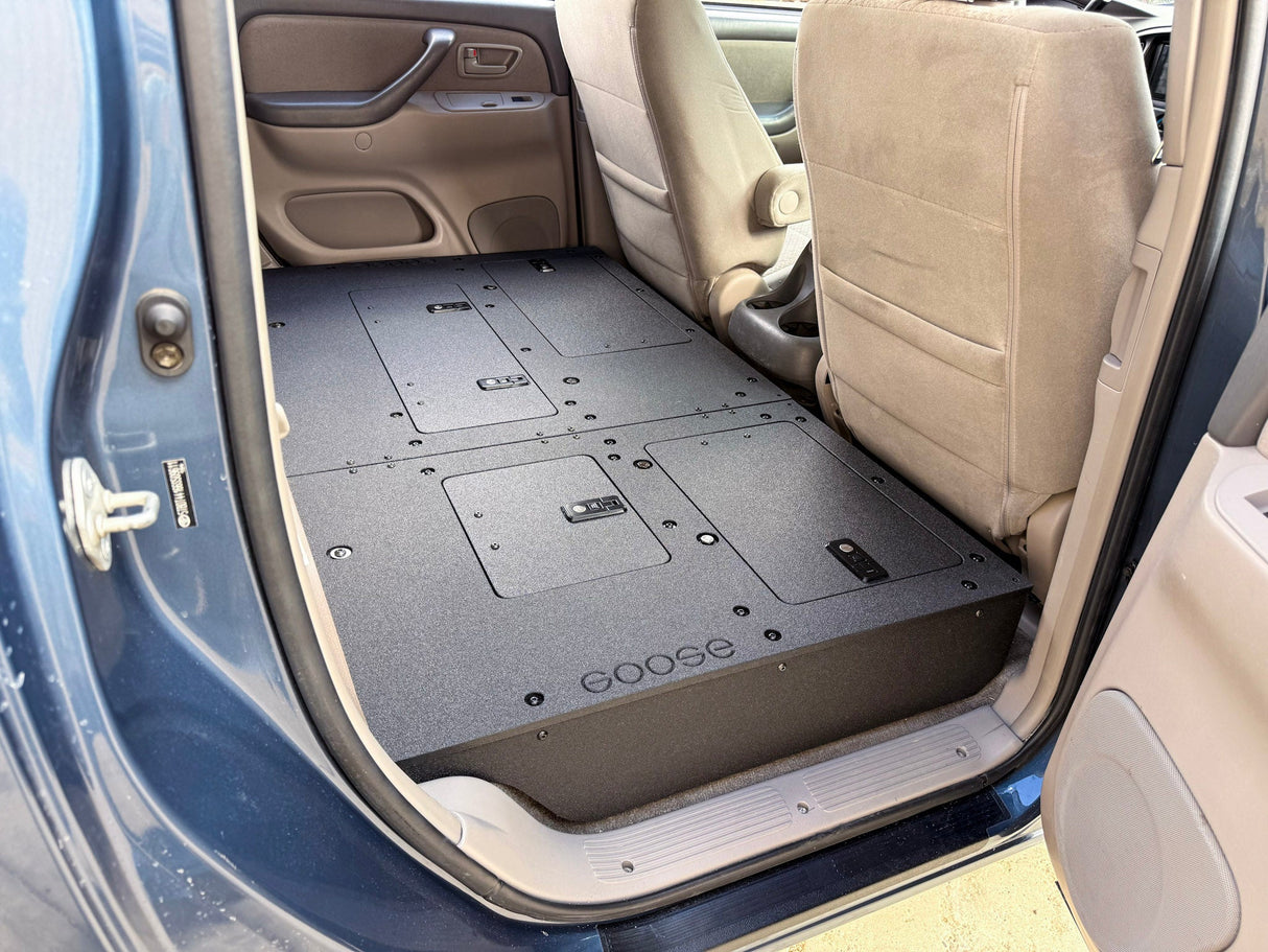 Toyota Tundra - 2000-2006 1st Gen - Double Cab - Second Row Seat Delete Plate System - Xtrusion Overland