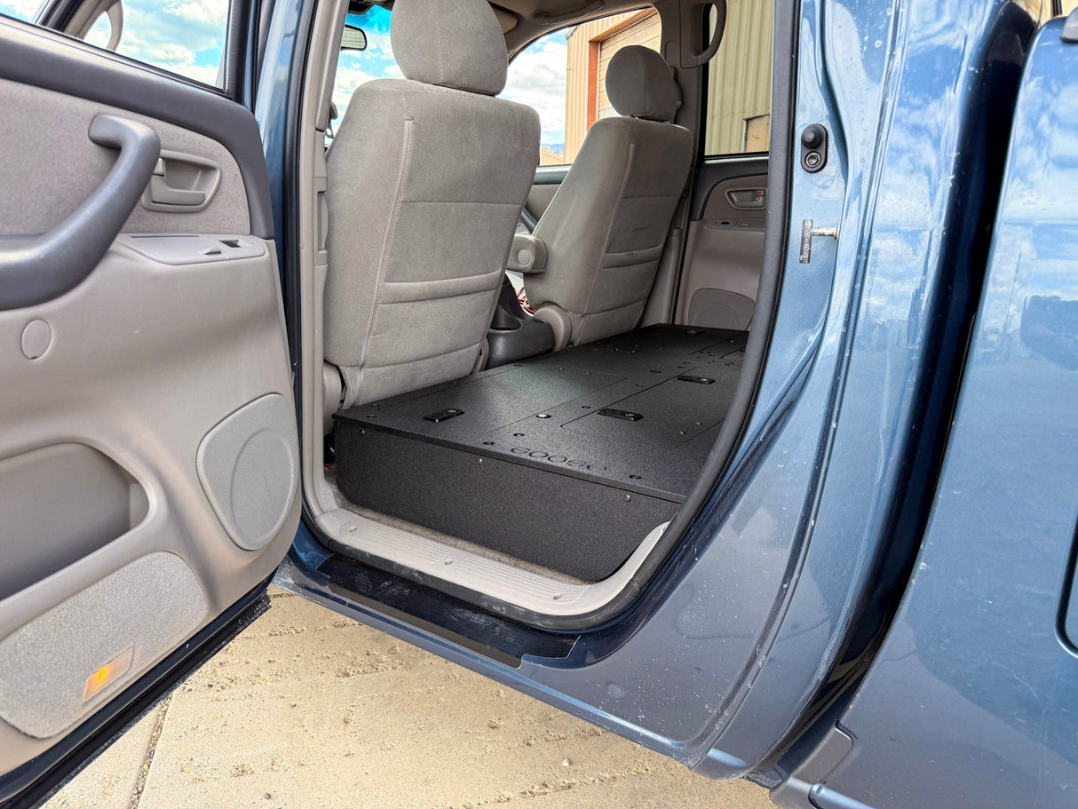 Toyota Tundra - 2000-2006 1st Gen - Double Cab - Second Row Seat Delete Plate System - Xtrusion Overland