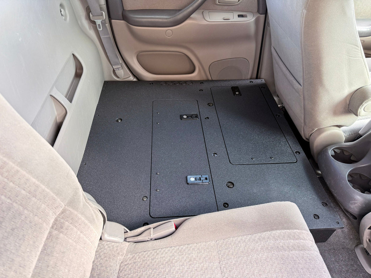 Toyota Tundra - 2000-2006 1st Gen - Double Cab - Second Row Seat Delete Plate System - Xtrusion Overland