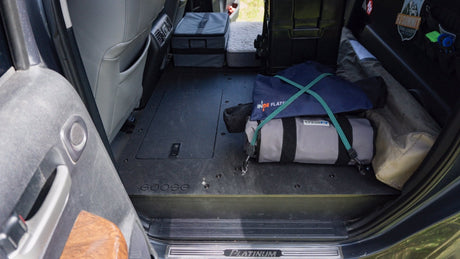 Toyota Tundra 2007 - 2013 2nd Gen. CrewMax - Second Row Seat Delete Plate System - Xtrusion Overland
