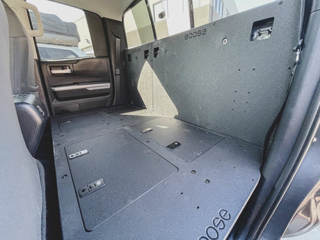 Toyota Tundra 2014 - 2021 2.5 Gen. Double Cab - Second Row Seat Delete Plate System - Xtrusion Overland