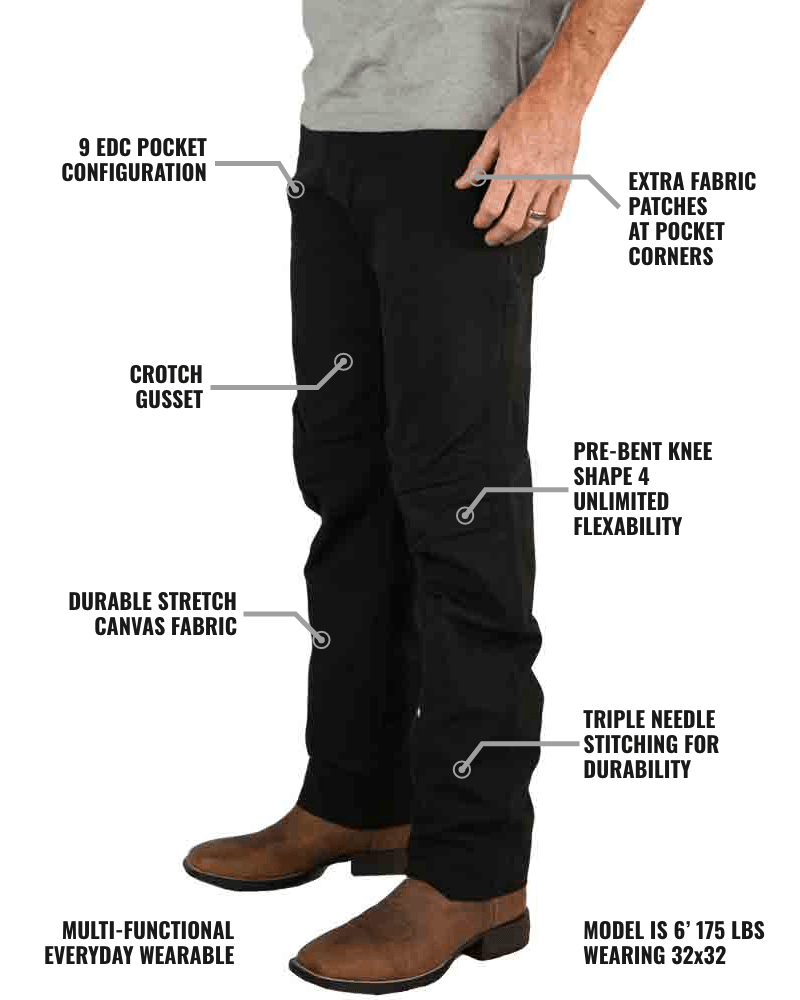 Trailblazer Standard Fit Pants - BLK - Xtrusion Overland