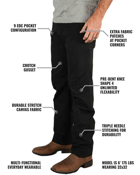 Trailblazer Standard Fit Pants - BLK - Xtrusion Overland