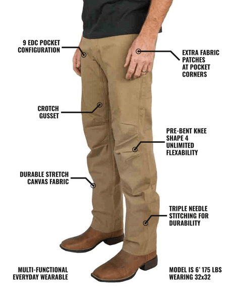 Trailblazer Standard Fit Pants - Coyote - Xtrusion Overland