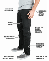 Trailblazer Taper Fit Pants - BLK - Xtrusion Overland