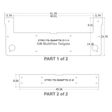 TrailGate Panel for Chevy Silverado (2022+ w/ Multi - Flex Tailgates) - Xtrusion Overland