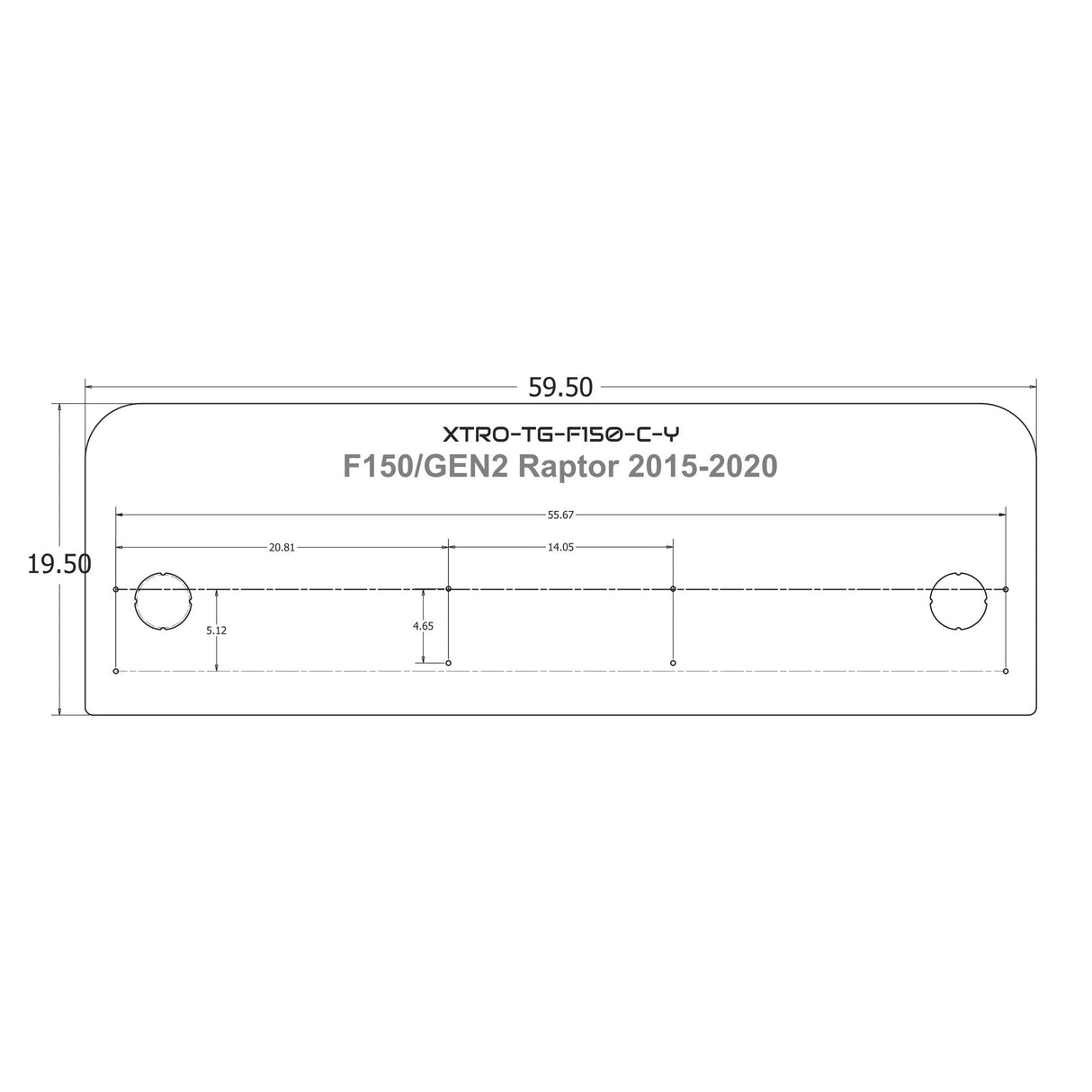 TrailGate Panel for Ford F - 150/Raptor - Xtrusion Overland