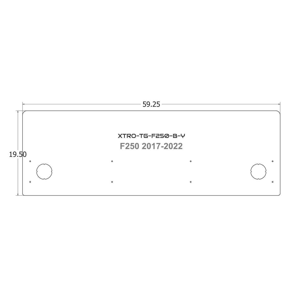 TrailGate Panel for Ford F - 250/350 - Xtrusion Overland