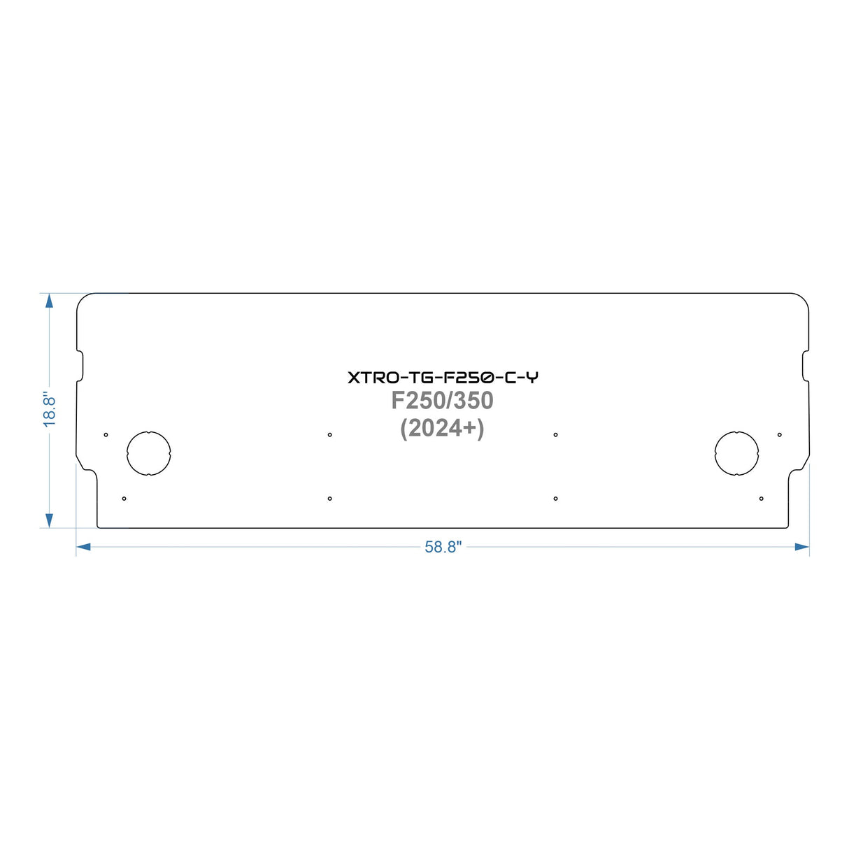 TrailGate Panel for Ford F - 250/350 - Xtrusion Overland