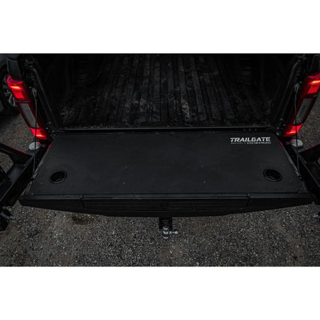 Ford F-250/F-350 Fits (2017- 2023) with tailgate step Trailgate Tailgate Insert with cup holders